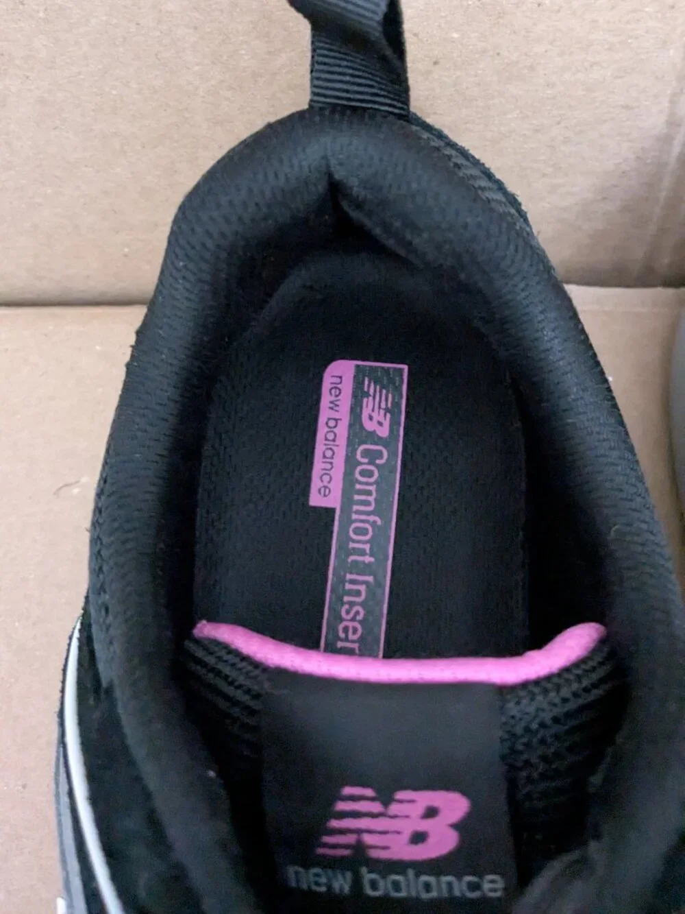 New Balance Women's Steel Alloy Toe ASTM F2413-18 EH Work Shoes Black Size 7.5 .
